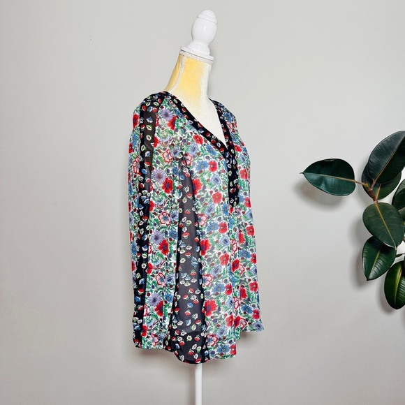 Nanette Lepore In The Moment floral blouse - Picture 4 of 9